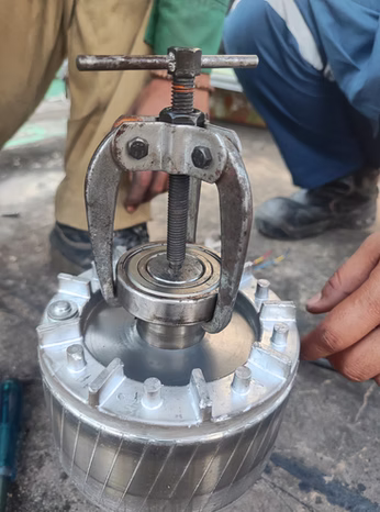 Chiller Fan Motor Bearing Replacement - Photo 1